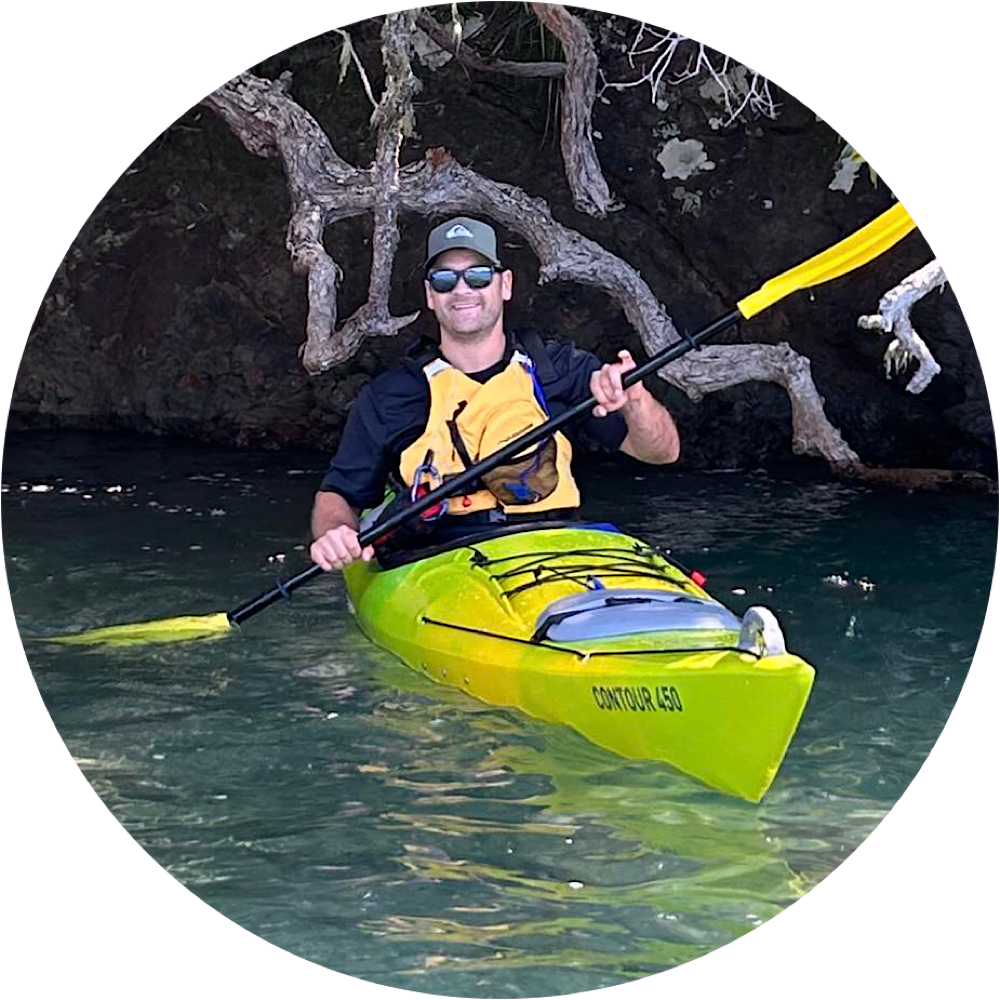 Kayaker on the Bay of Fundy